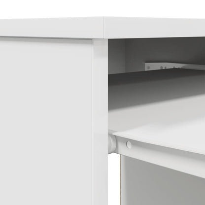 Schreibtisch Weiß 86x49x76 cm Holzwerkstoff