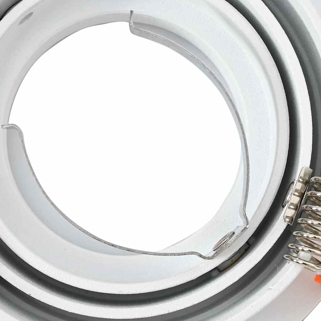 Spotlights mit Strahlern 12 pcs Weiß 9 x 9 x cm Aluminium