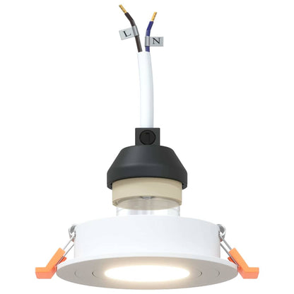 Spotlights mit Scheinwerfern 24 pcs Weiß 9 x 9 x cm Aluminium