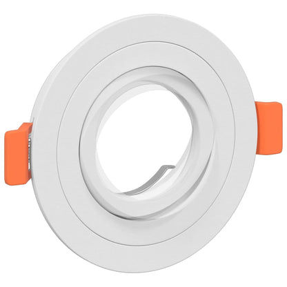 Spotlights mit Scheinwerfern 24 pcs Weiß 9 x 9 x cm Aluminium