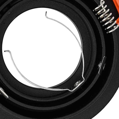 Spotlights mit Strahlern 6 pcs Schwarz 9 x 9 x cm Aluminium