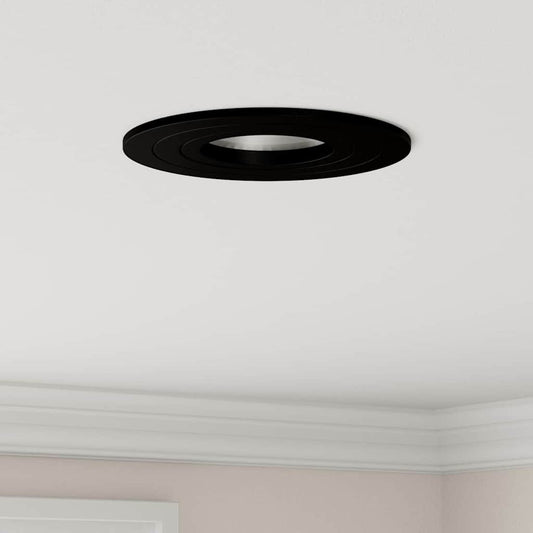 Spotlights 24 pcs Schwarz 9 x 9 x cm Aluminium