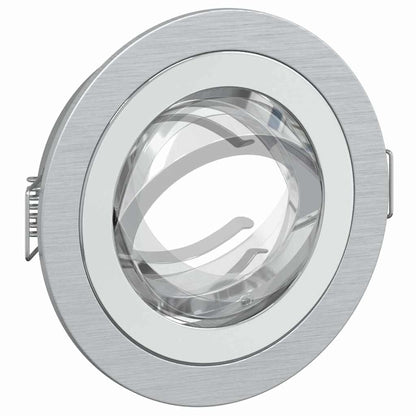 Spotlights mit Scheinwerfern 6 pcs Silber 9 x 9 x cm Aluminium