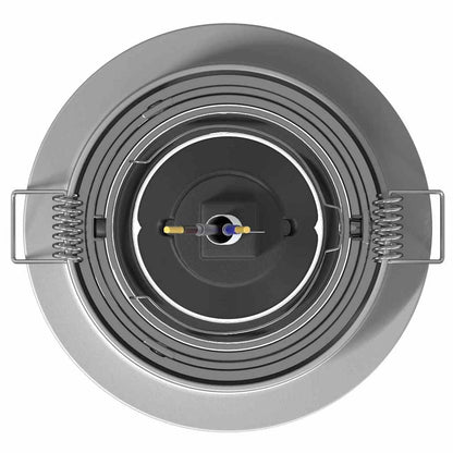 Spotlights mit Scheinwerfern 24 pcs Silber 9 x 9 x cm Aluminium