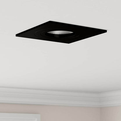 Spotlights mit Strahlern 24 pcs Schwarz 9 x 9 x cm Aluminium