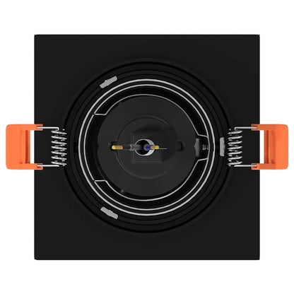 Spotlights mit Strahlern 24 pcs Schwarz 9 x 9 x cm Aluminium