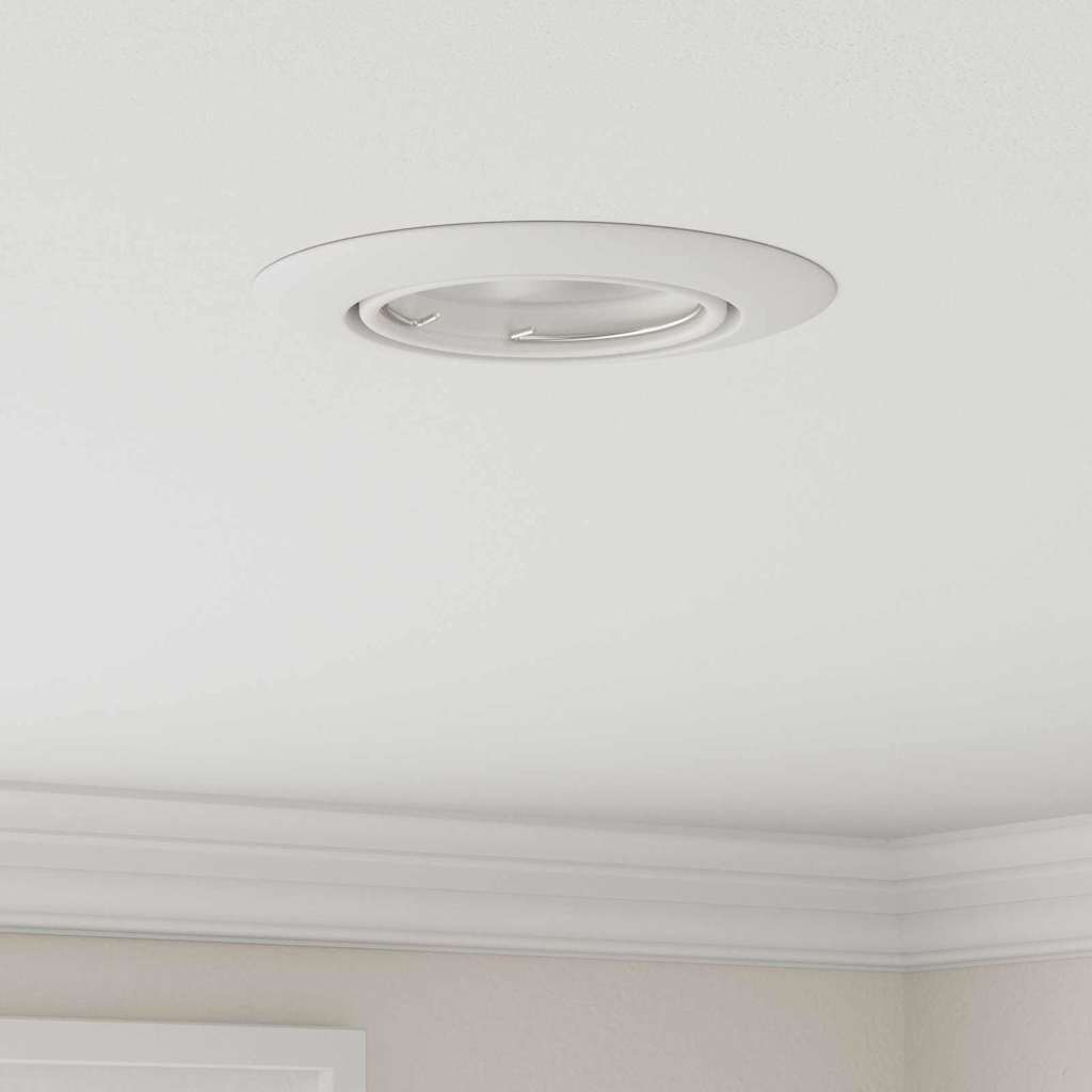 Spotlights mit Strahlern 24 pcs Weiß 9 x 9 cm Metall