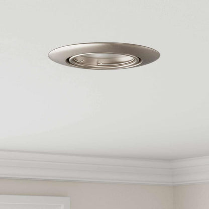 Spotlights mit Scheinwerfern 6 pcs Silber 9 x 9 cm Metall