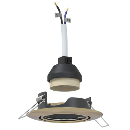 Spotlights mit Strahlern 24 pcs Messing 9 x 9 cm Metall