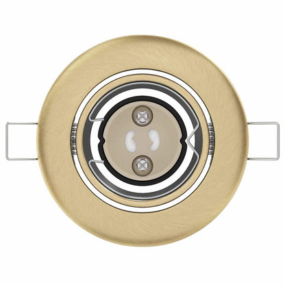 Spotlights mit Strahlern 24 pcs Messing 9 x 9 cm Metall