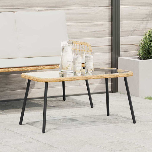 Couchtisch Braun und Schwarz 90 x 45 x 43 cm