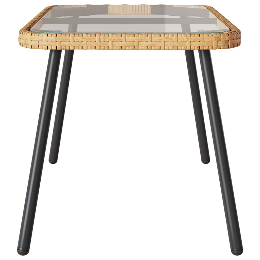 Couchtisch Braun und Schwarz 90 x 45 x 43 cm