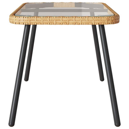 Couchtisch Braun und Schwarz 90 x 45 x 43 cm