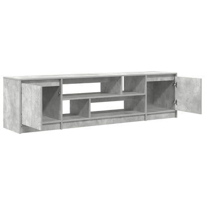 TV-Schrank Betongrau 188,5x41x50 cm Holzwerkstoff