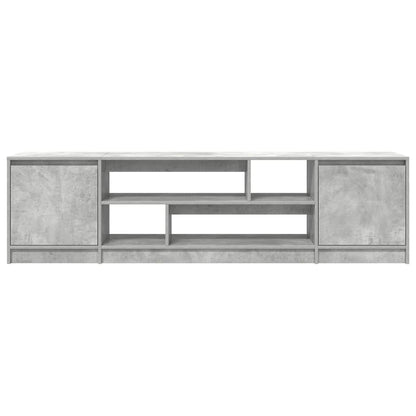 TV-Schrank Betongrau 188,5x41x50 cm Holzwerkstoff