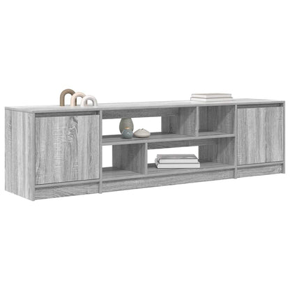 TV-Schrank Grau Sonoma 188,5x41x50 cm Holzwerkstoff