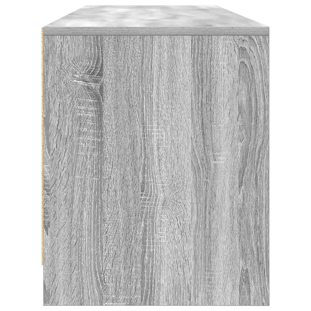 TV-Schrank Grau Sonoma 188,5x41x50 cm Holzwerkstoff