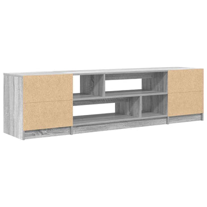 TV-Schrank Grau Sonoma 188,5x41x50 cm Holzwerkstoff