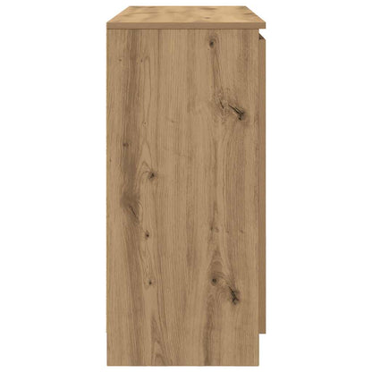 Sideboard mit Schubladen Artisan-Eiche 100,5x35x76 cm