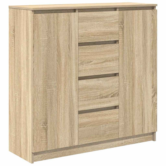 Sideboard mit Schubladen Sonoma-Eiche 100,5x35x98,5 cm