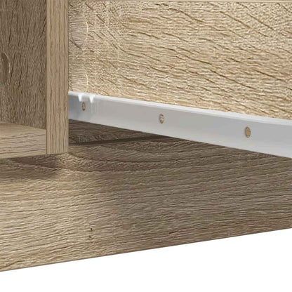 Sideboard mit Schubladen Sonoma-Eiche 100,5x35x98,5 cm