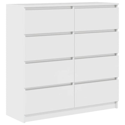 Sideboard Weiß 100x35x99 cm Holzwerkstoff