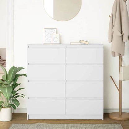 Sideboard Weiß 100x35x99 cm Holzwerkstoff