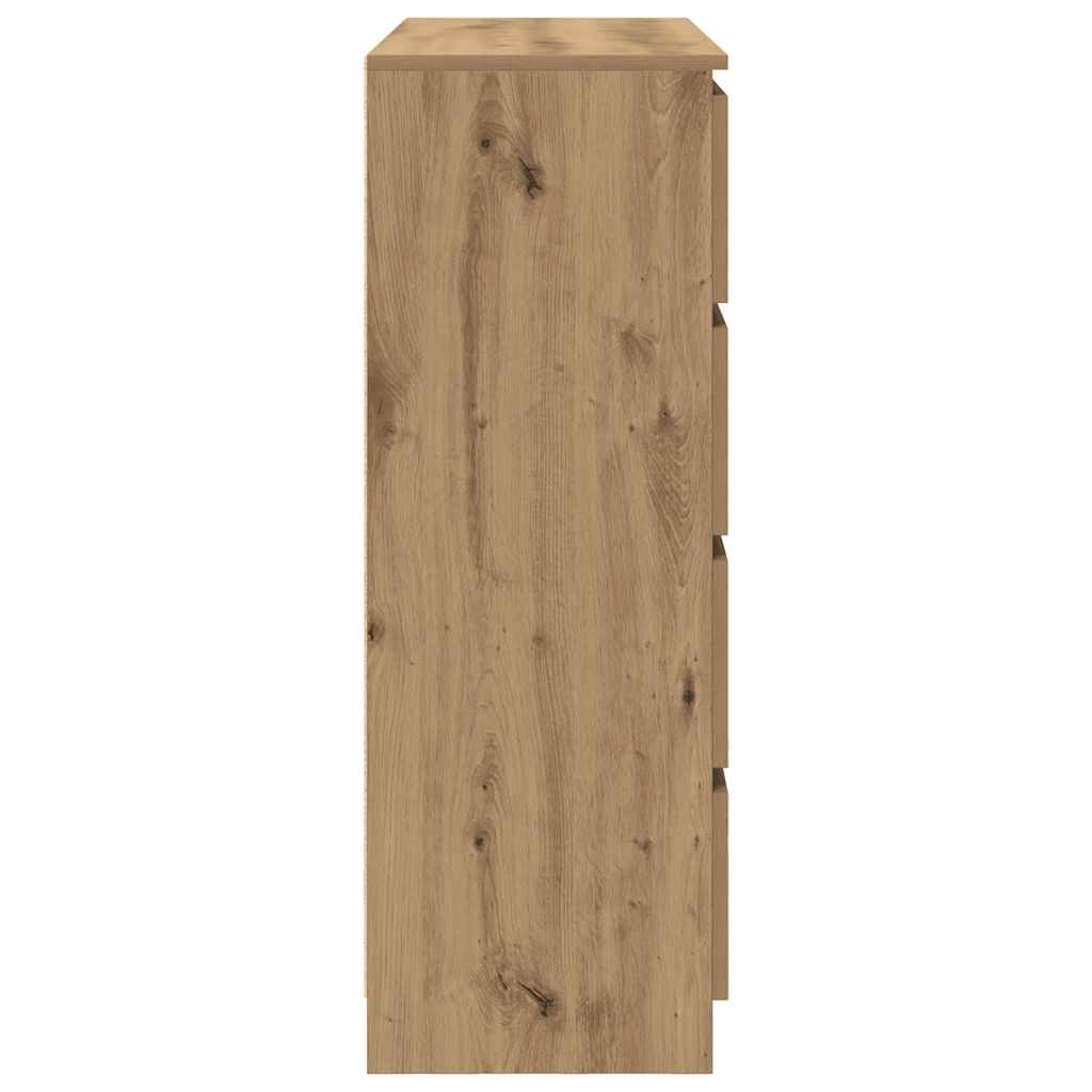 Sideboard Artisan-Eiche 100x35x99 cm Holzwerkstoff