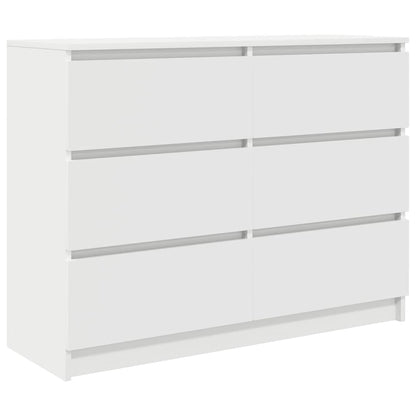 Sideboard Weiß 100x35x76 cm Holzwerkstoff