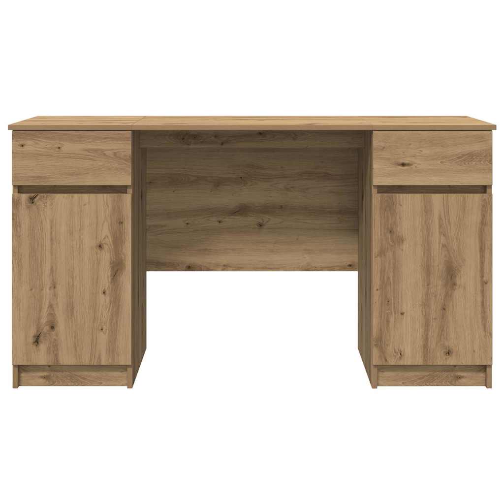 Schreibtisch Artisan-Eiche 140 x 49 x 76 cm Holzwerkstoff