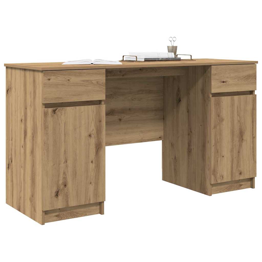 Schreibtisch Artisan-Eiche 140 x 49 x 76 cm Holzwerkstoff