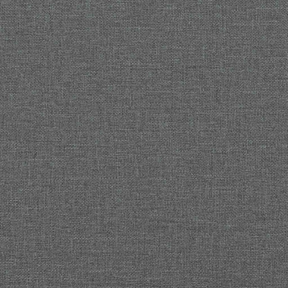 2-Sitzer-Sofa mit Chaiselongue L-förmig Dunkelgrau 125 cm Stoff
