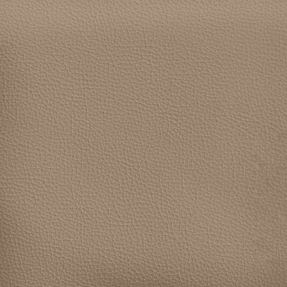 2-Sitzer-Sofa mit Chaiselongue L-Form Cappuccino-Braun 125 cm
