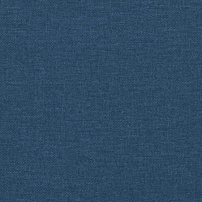 Boden-Schlafsofa mit Kissen Blau 74 x 77 x 81 cm Stoff