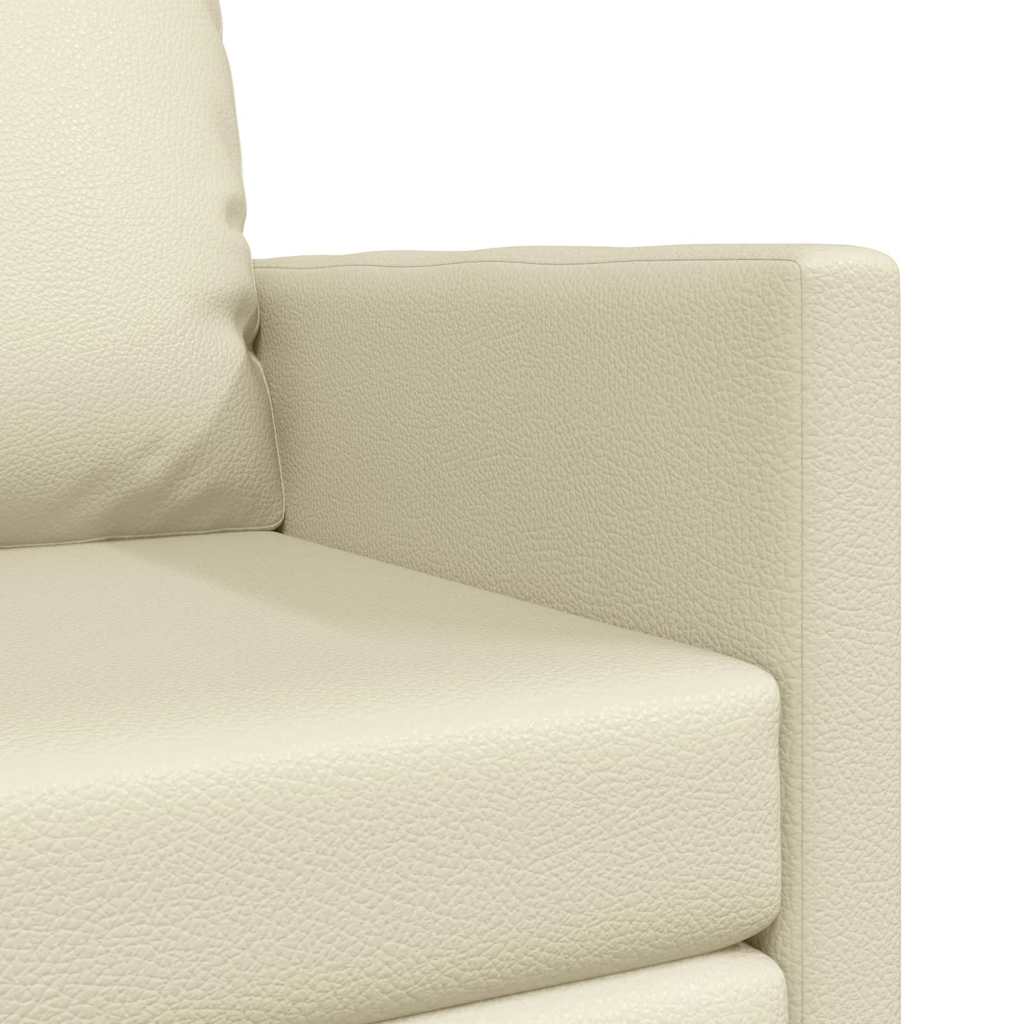 Schlafsofa Creme 74 x 77 x 81 cm Samt