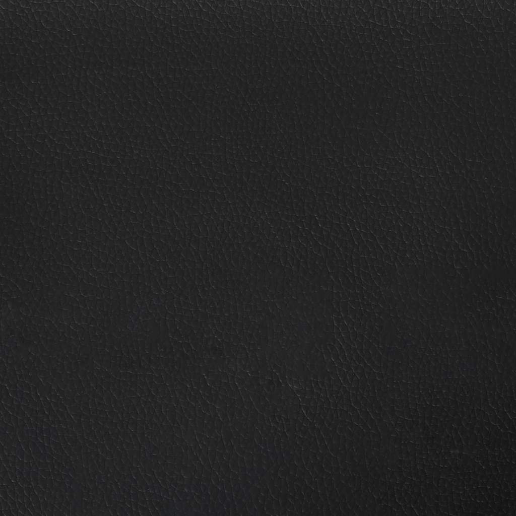 Boden Schlafsofa mit Kissen Schwarz 74 x 77 x 81 cm Kunstleder