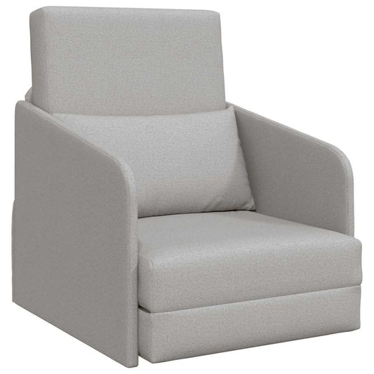 Sofa Bett Wolkengrau 65 x 80 x 83 cm Stoff
