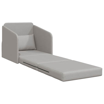 Sofa Bett Wolkengrau 65 x 80 x 83 cm Stoff