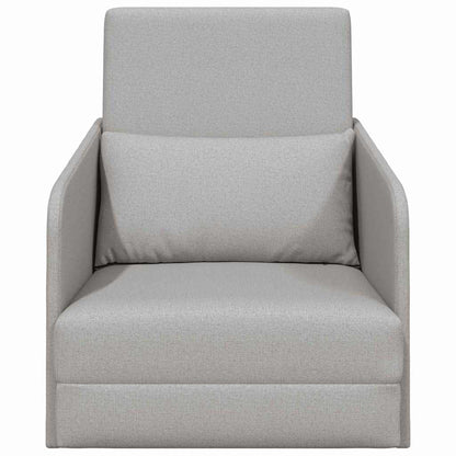 Sofa Bett Wolkengrau 65 x 80 x 83 cm Stoff
