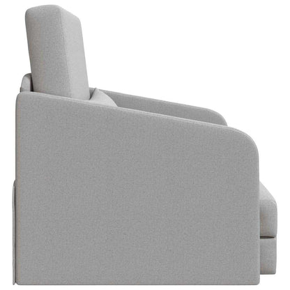 Sofa Bett Wolkengrau 65 x 80 x 83 cm Stoff
