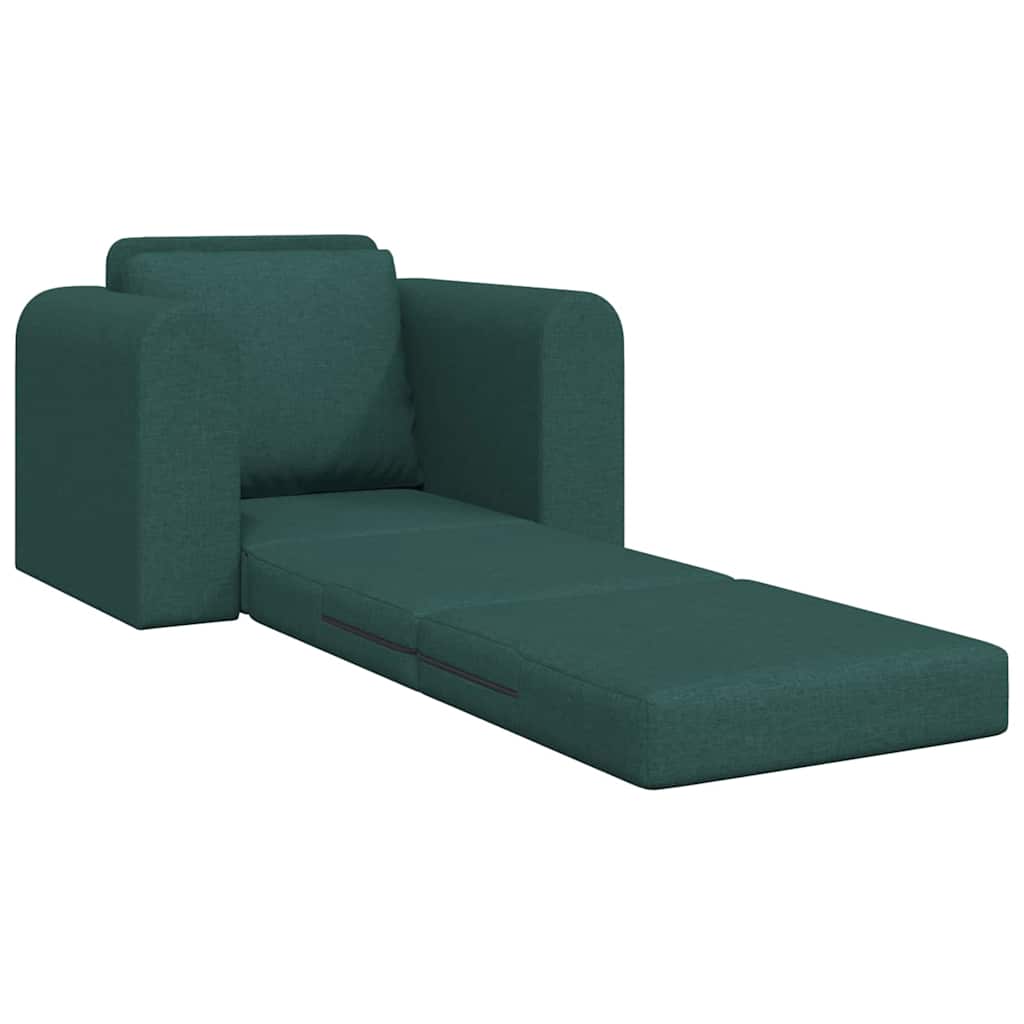 Schlafsofa Dunkelgrün 98 x 71 x 83 cm Samt