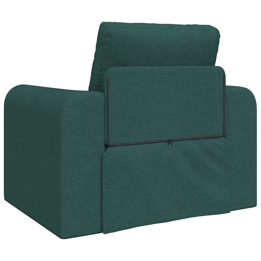 Schlafsofa Dunkelgrün 98 x 71 x 83 cm Samt