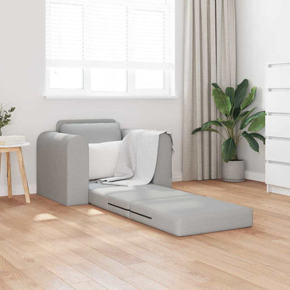 Sofa Bett Wolkengrau 98 x 71 x 83 cm Stoff