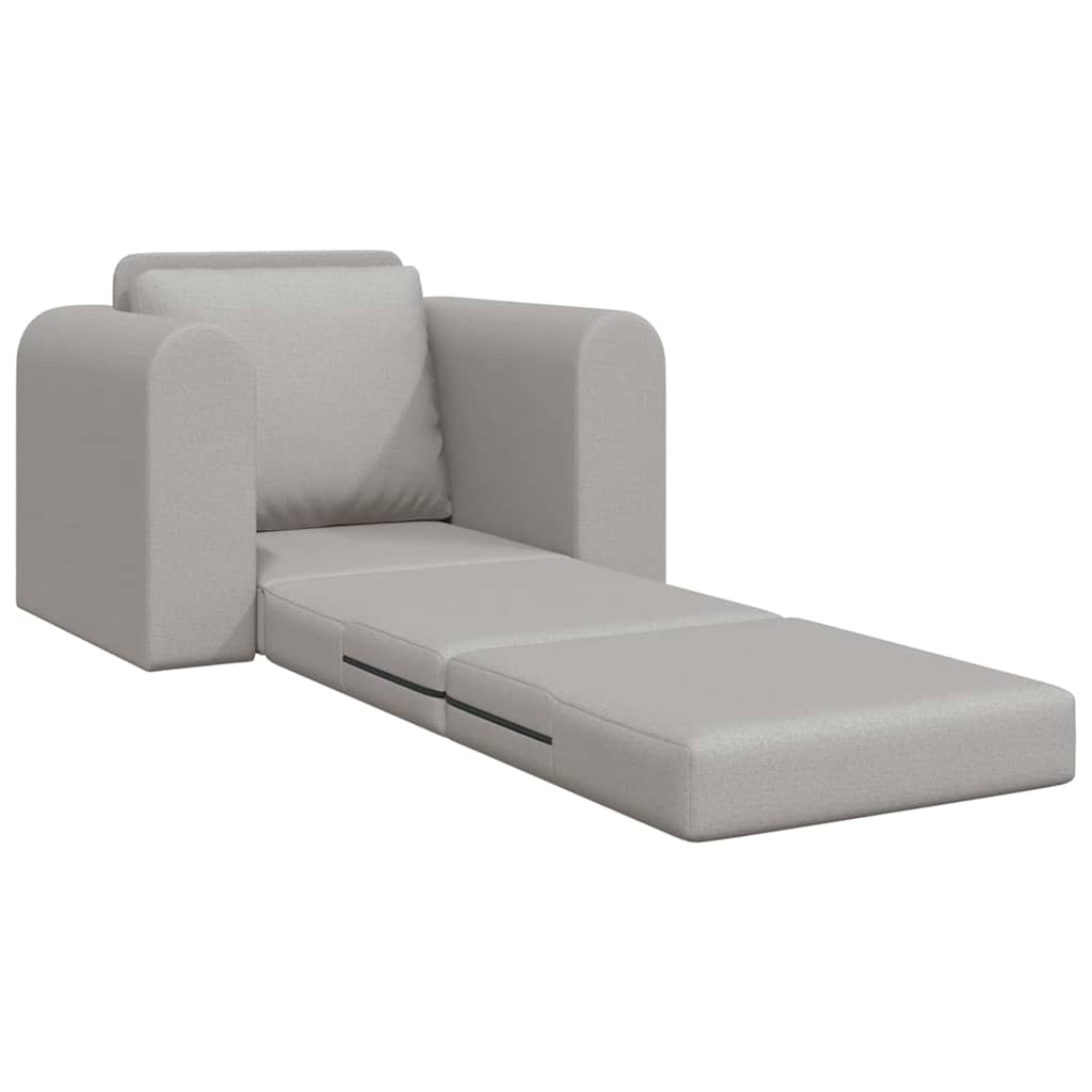 Sofa Bett Wolkengrau 98 x 71 x 83 cm Stoff