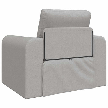 Sofa Bett Wolkengrau 98 x 71 x 83 cm Stoff