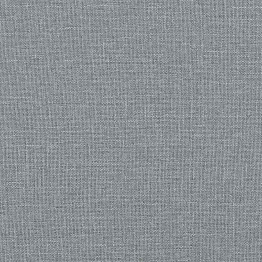 Boden-Sofa-Bett Hellgrau 245 x 78 x 77 cm Stoff