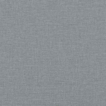 Boden-Sofa-Bett Hellgrau 245 x 78 x 77 cm Stoff