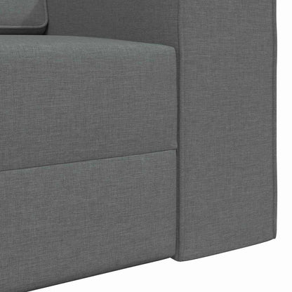 Boden-Sofa-Bett Dunkelgrau 245 x 78 x 77 cm Stoff