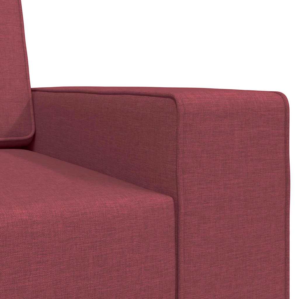 Boden-Sofa-Bett Weinrot 245 x 78 x 77 cm Stoff
