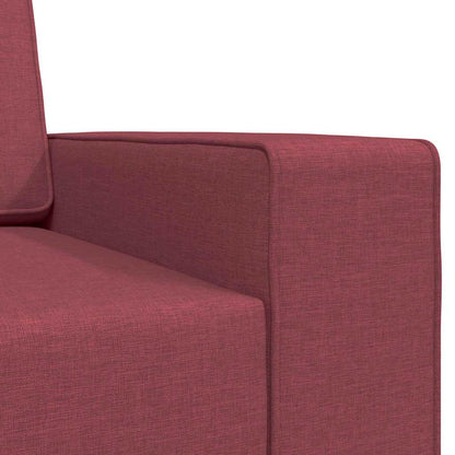 Boden-Sofa-Bett Weinrot 245 x 78 x 77 cm Stoff